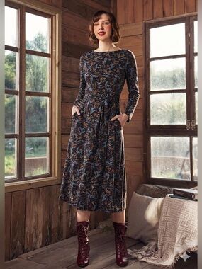 PACT NWOT Organic Cotton Midi Dress Plus Size